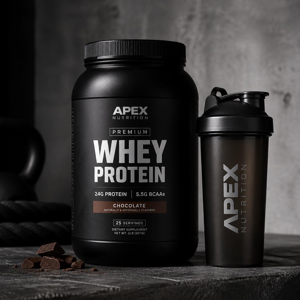 Fitness & supplements product styled for an online store